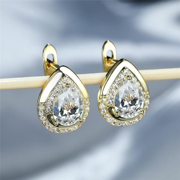 hoop & huggie charm gold silver color wedding earrings luxury crystal tiny stone cute water drop white zircon for women, Golden;silver
hoop & huggie charm gold silver color wedding earrings luxury crystal tiny stone cute water drop white zircon for women, Golden;silver