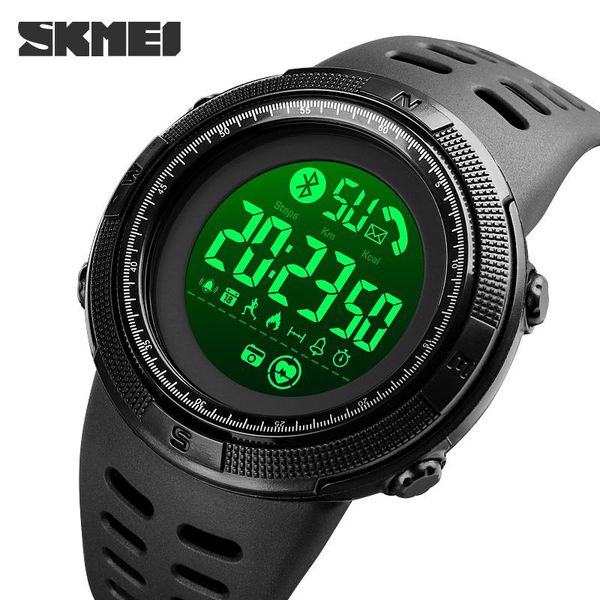 smart watches mens 1645 fashion multifunction sport waterproof digital watch intelligent bluetooth for android ios skmei wristwatches, Slivery;brown
smart watches mens 1645 fashion multifunction sport waterproof digital watch intelligent bluetooth for android ios skmei wristwatches, Slivery;brown