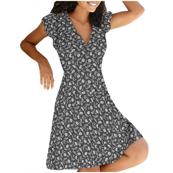 plus size dresses fashion women's flower print dress summer v-neck short sleeves party 2xl casual loose a-line vestidos de mujer#fs, Black
plus size dresses fashion women's flower print dress summer v-neck short sleeves party 2xl casual loose a-line vestidos de mujer#fs, Black