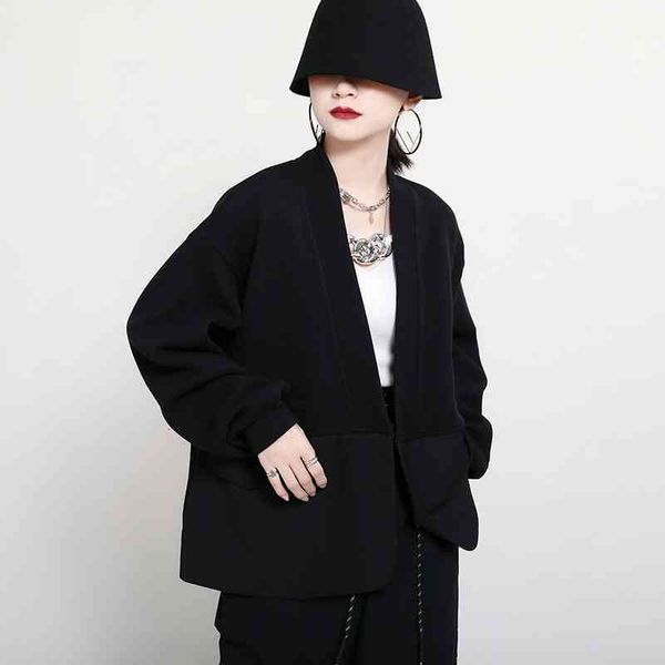 Msxu female design loosely felt cleavage v cardigan mesh waist slimming in women's suit jacket, Black;brown
Msxu female design loosely felt cleavage v cardigan mesh waist slimming in women's suit jacket, Black;brown