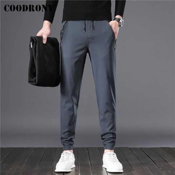 men's pants coodrony brand winter soft thick warm cotton liner trousers arrival streetwear fashion korean casual pant men clothing c902, Black
men's pants coodrony brand winter soft thick warm cotton liner trousers arrival streetwear fashion korean casual pant men clothing c902, Black