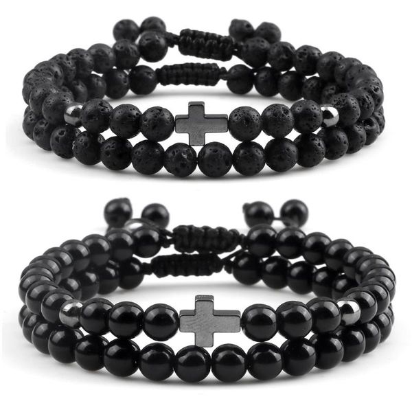 beaded, strands 2pcs/set couples cross design classic beaded bracelet handsome yoga bracelets for women men christmas gifts jewelry drop, Black
beaded, strands 2pcs/set couples cross design classic beaded bracelet handsome yoga bracelets for women men christmas gifts jewelry drop, Black