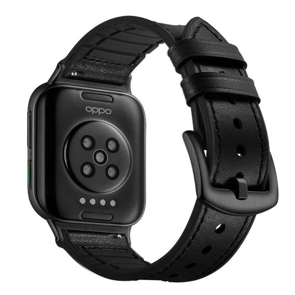watch bands genuine leather silicone strap for oppo band 46mm replacement wristband metal buckle belt accessories, Black;brown
watch bands genuine leather silicone strap for oppo band 46mm replacement wristband metal buckle belt accessories, Black;brown