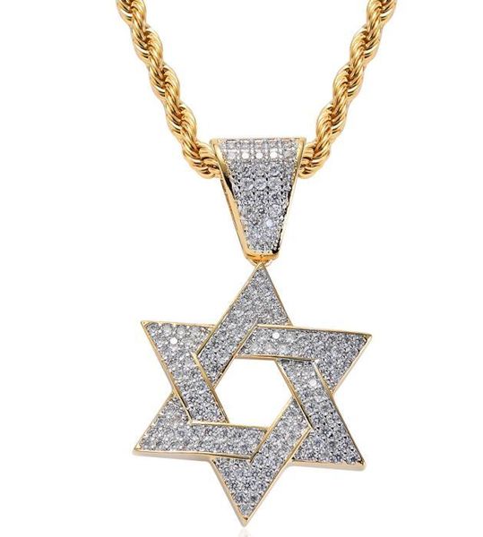 hip hop jewelry fashion custom men's micro pave cubic zircon star of david charm hexagon necklace iced out pendant homme gifts necklace, Silver
hip hop jewelry fashion custom men's micro pave cubic zircon star of david charm hexagon necklace iced out pendant homme gifts necklace, Silver