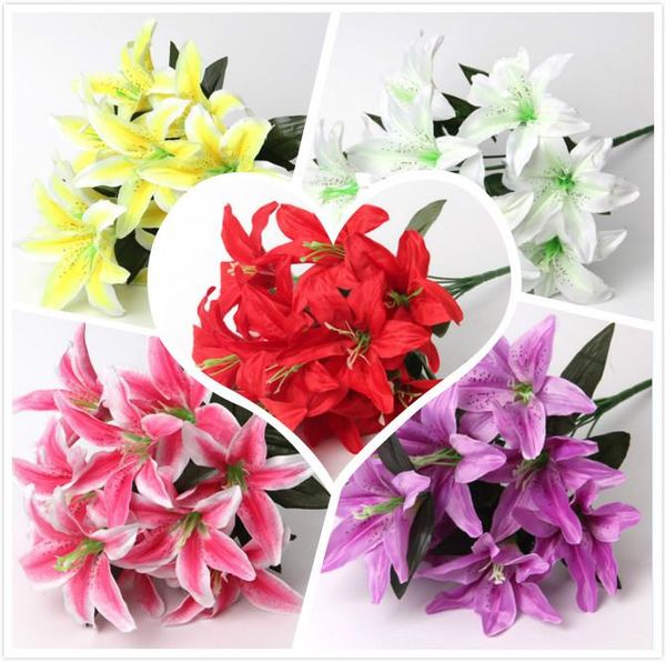 decorative flowers & wreaths 10 heads artificial real touch lily fake flower for wedding and bedroom decor bridal bouquet home decoration
decorative flowers & wreaths 10 heads artificial real touch lily fake flower for wedding and bedroom decor bridal bouquet home decoration