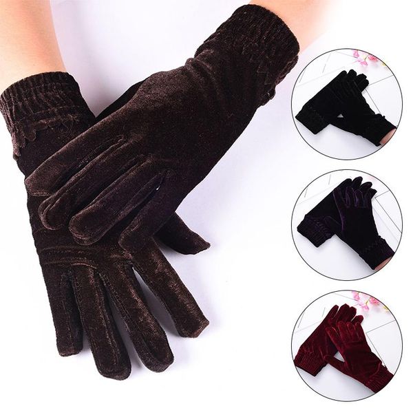 five fingers gloves women gold velvet full finger solid color autumn winter warm mittens fashion thicken elegant, Blue;gray
five fingers gloves women gold velvet full finger solid color autumn winter warm mittens fashion thicken elegant, Blue;gray