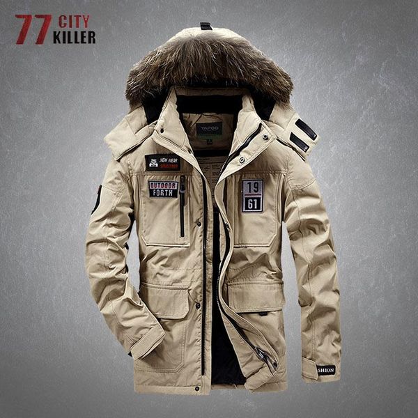 men's down & parkas winter jackets mens military 80% white duck warm padded male casual loose fur hooded waterproof windproof coats, Black
men's down & parkas winter jackets mens military 80% white duck warm padded male casual loose fur hooded waterproof windproof coats, Black