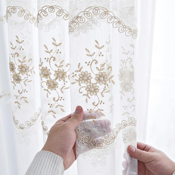 curtain & drapes high-end embroidered window screen fashion simple pastoral bedroom living room pearl
curtain & drapes high-end embroidered window screen fashion simple pastoral bedroom living room pearl