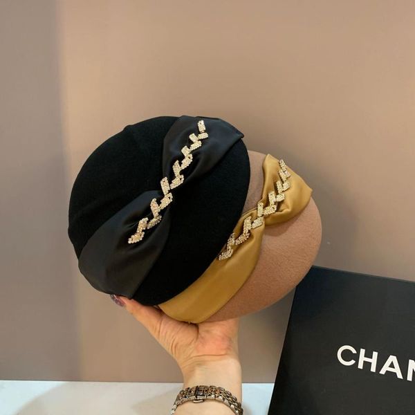 stingy brim hats 100% wool felt winter beret warmer women beanies cap classical french style femme ladies fascinator hat, Blue;gray
stingy brim hats 100% wool felt winter beret warmer women beanies cap classical french style femme ladies fascinator hat, Blue;gray