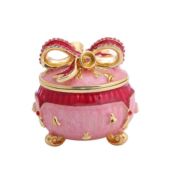jewelry pouches, bags handmade enamel pink bowknot colored drawing jewel case storage box metal handicraft home furnishing articles, Pink;blue
jewelry pouches, bags handmade enamel pink bowknot colored drawing jewel case storage box metal handicraft home furnishing articles, Pink;blue