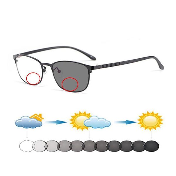 sunglasses women business alloy frame tr leg pochromic bifocals reading glasses ladies sun automatic discoloration presbyopia, White;black
sunglasses women business alloy frame tr leg pochromic bifocals reading glasses ladies sun automatic discoloration presbyopia, White;black