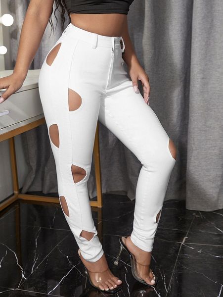 sxy high stretch cut out skinny jeans c1i2#, Blue
sxy high stretch cut out skinny jeans c1i2#, Blue