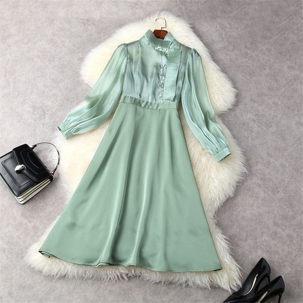 two piece dress elegant lady spring runway designers long sleeves plied solid shreds office empire dressed up as party women's fashions, White
two piece dress elegant lady spring runway designers long sleeves plied solid shreds office empire dressed up as party women's fashions, White
