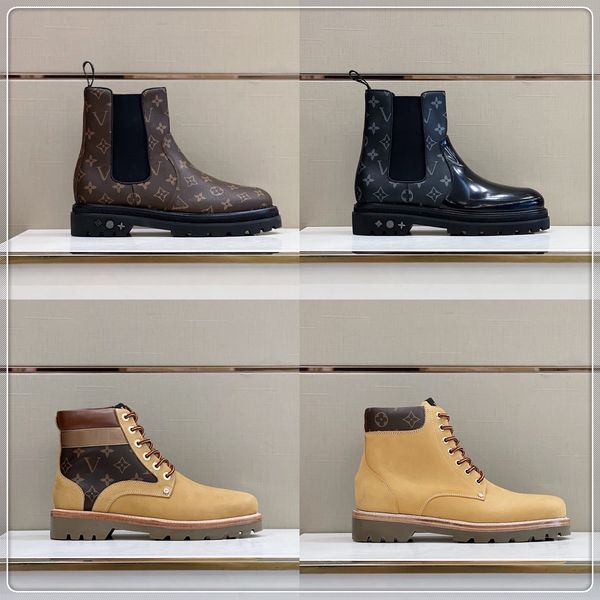 designer man ankle boots luxury shoes black rubber lug sole men fashion booty famous party wedding shoes, Red;white
designer man ankle boots luxury shoes black rubber lug sole men fashion booty famous party wedding shoes, Red;white