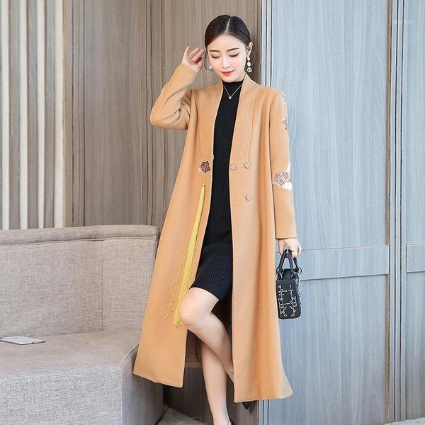 women's wool & blends winter elegant blend women korean fashion black long coats vintage minimalist woolen overcoat camel oversize outw
women's wool & blends winter elegant blend women korean fashion black long coats vintage minimalist woolen overcoat camel oversize outw