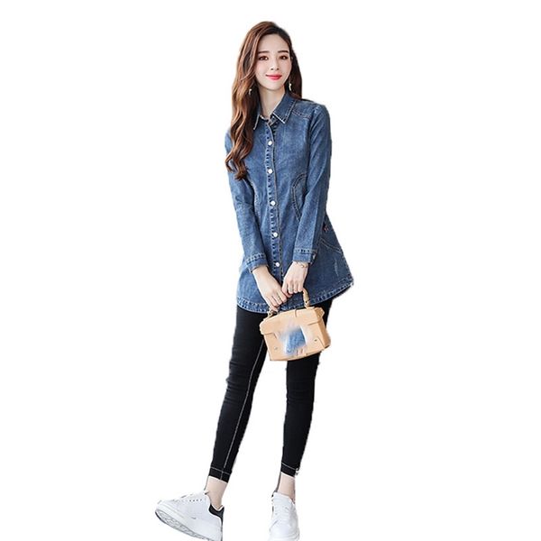 women cowboy jacket s-3xl plus size printing loose coat autumn winter long sleeve lapel fashion jacket lr555 210531, Black;brown
women cowboy jacket s-3xl plus size printing loose coat autumn winter long sleeve lapel fashion jacket lr555 210531, Black;brown