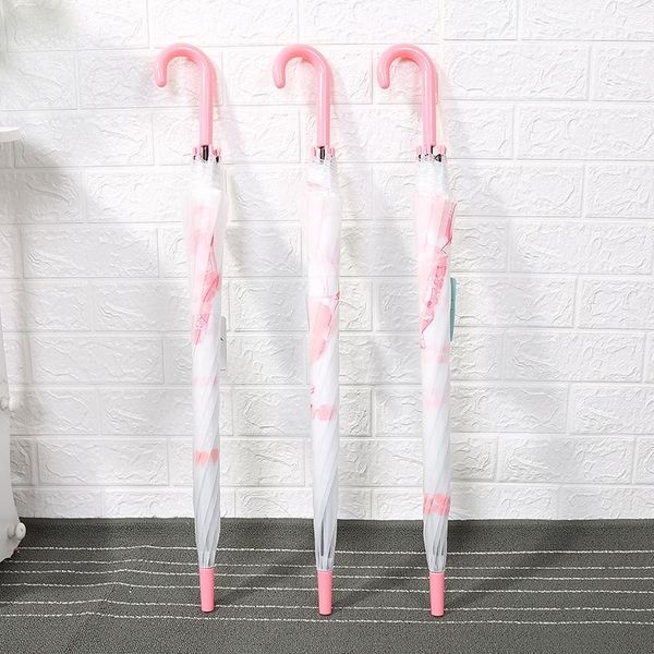 umbrellas 8 bone straight umbrella girl cute pink flower translucent frosted student lady transparent 
umbrellas 8 bone straight umbrella girl cute pink flower translucent frosted student lady transparent