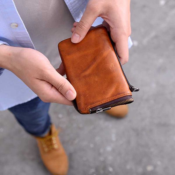 wallets men's wallet short leather genuine handmade multi-function card holder zipper hand bag cowhide youth coin purse, Red;black
wallets men's wallet short leather genuine handmade multi-function card holder zipper hand bag cowhide youth coin purse, Red;black