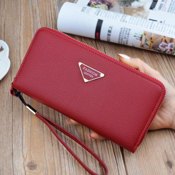 wallets women wallet pu leather purse female long multifunctional money bag large capacity practical clutch designer purse., Red;black
wallets women wallet pu leather purse female long multifunctional money bag large capacity practical clutch designer purse., Red;black