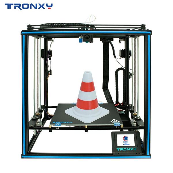 

printers 2021 tronxy x5sa-2e 24v 3d printer dual titan extruders filament sensor auto leveling ultra-quiet driver colors printing