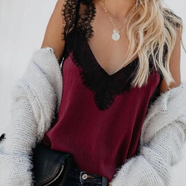 lace sleeveless casual women tanks camisole plain strappy vest blouse ladies clothes outfits summer fashion, White
lace sleeveless casual women tanks camisole plain strappy vest blouse ladies clothes outfits summer fashion, White