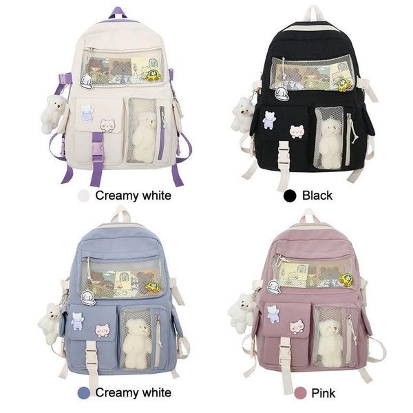 backpack litthing buckle badge women candy color fashion cute schoolbag shoulder student bag teenage girls college
backpack litthing buckle badge women candy color fashion cute schoolbag shoulder student bag teenage girls college