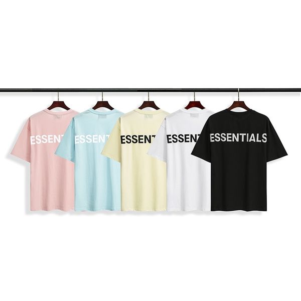 summer fashion ess double line los angeles 3m reflective letters short sleeve t-shirt for couples, Black
summer fashion ess double line los angeles 3m reflective letters short sleeve t-shirt for couples, Black