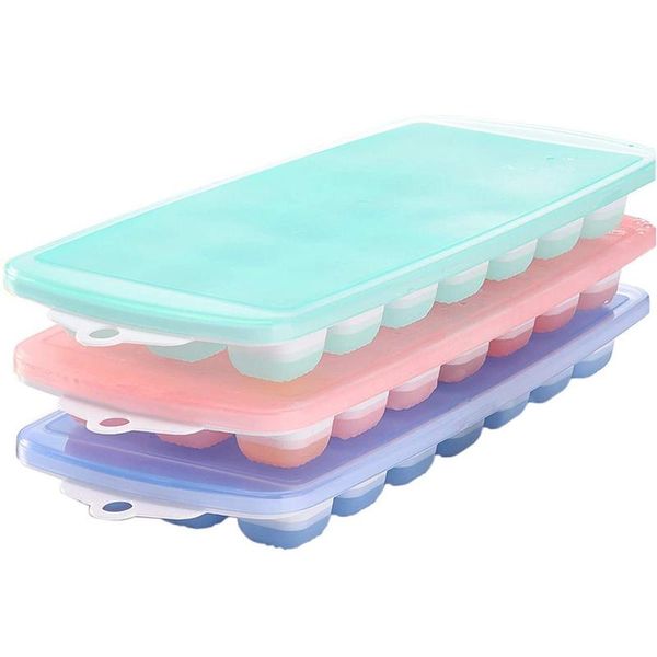 baking moulds ice cube trays,3 packs flexible silicone molds tray with lids, trays make 63 cube, stackable durable
baking moulds ice cube trays,3 packs flexible silicone molds tray with lids, trays make 63 cube, stackable durable
