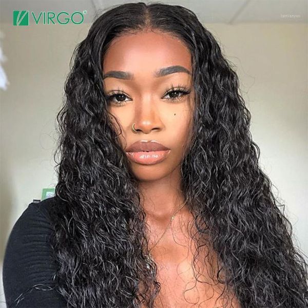 water wave lace front human hair wigs for women 13x4 virgo 150% density brazilian remy1, Black;brown
water wave lace front human hair wigs for women 13x4 virgo 150% density brazilian remy1, Black;brown