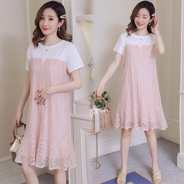 maternity dresses 6064# dress summer cotton slimming short sleeve loose stylish for pregnant women mom, White
maternity dresses 6064# dress summer cotton slimming short sleeve loose stylish for pregnant women mom, White