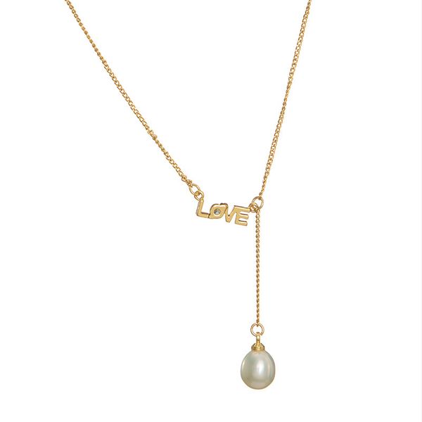 women's pure copper necklace love pearl shape gold plated pendant simple accessories, Silver
women's pure copper necklace love pearl shape gold plated pendant simple accessories, Silver