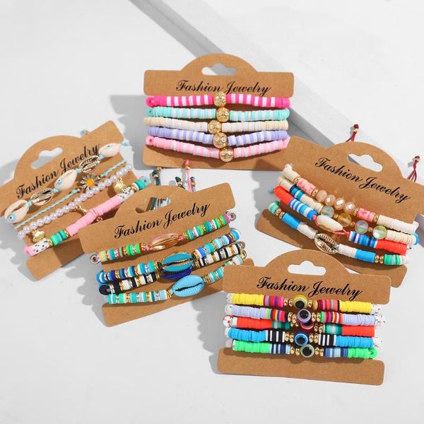 charm bracelets summer bohemian multilayer clay big beads crystal for women fashion statement shell bracelet boho jewelry gift, Golden;silver
charm bracelets summer bohemian multilayer clay big beads crystal for women fashion statement shell bracelet boho jewelry gift, Golden;silver