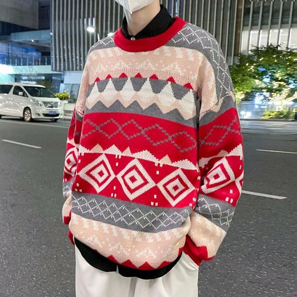 men's sweaters korean fashion winter knitted sweater women casual long sleeve graphic couple outfit clothes la ropa de los hombres, White;black
men's sweaters korean fashion winter knitted sweater women casual long sleeve graphic couple outfit clothes la ropa de los hombres, White;black