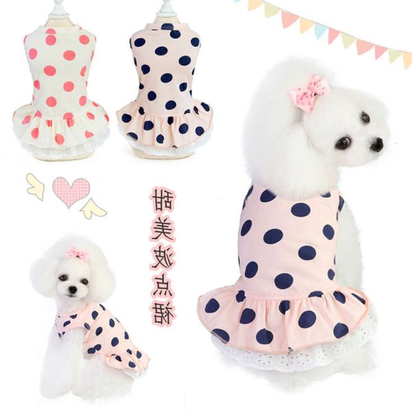 the dog clothes spring and summer polka dot skirt cotton pet teddy than xiong bomei yorkshire dog clothes cat
the dog clothes spring and summer polka dot skirt cotton pet teddy than xiong bomei yorkshire dog clothes cat