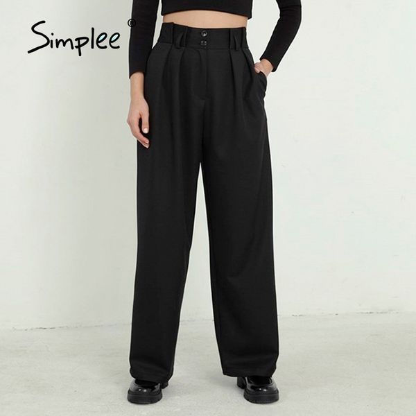 casual spring solid blazer wide women fashion office female basic trousers high street elegant button pants 210414, Black;white
casual spring solid blazer wide women fashion office female basic trousers high street elegant button pants 210414, Black;white