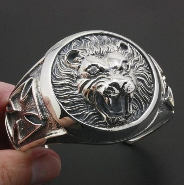 bangle mens stainless steel bracelet fashion animal lion punk style king jewelry gift, Black
bangle mens stainless steel bracelet fashion animal lion punk style king jewelry gift, Black