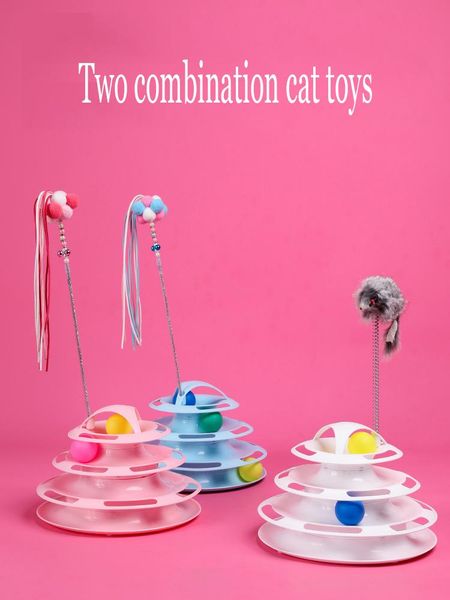 cat toys pets interactive track ball toy cats fun game intelligence disc for balls traning supplies set
cat toys pets interactive track ball toy cats fun game intelligence disc for balls traning supplies set