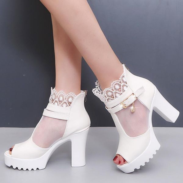 fashion show black net fabric cross strap high heel sandals woman shoes pumps lace-up peep toe
fashion show black net fabric cross strap high heel sandals woman shoes pumps lace-up peep toe