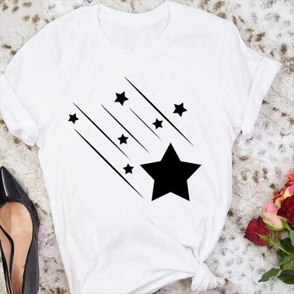 star cartoon cute casual women summer tshirts fashion clothes graphic lady print tee, White
star cartoon cute casual women summer tshirts fashion clothes graphic lady print tee, White