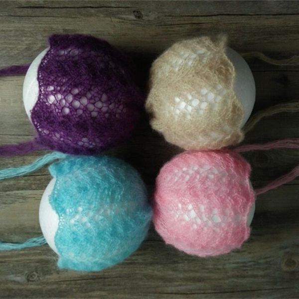 hair accessories born hat pography props,baby mohair handmade bonnet for props, Slivery;white
hair accessories born hat pography props,baby mohair handmade bonnet for props, Slivery;white
