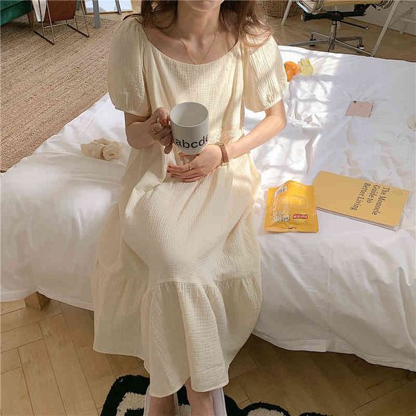 women's sleepwear crepe soft 100% cotton nightgowns women sleepwear dress puff sleeve solid big swing midi nightdress summer vesti, Black;red
women's sleepwear crepe soft 100% cotton nightgowns women sleepwear dress puff sleeve solid big swing midi nightdress summer vesti, Black;red