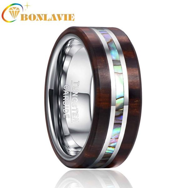 wedding rings bonlavie men's engrave name 8mm ebony wood grain natural abalone shell tungsten steel ring band boyfriend's gift, Slivery;golden
wedding rings bonlavie men's engrave name 8mm ebony wood grain natural abalone shell tungsten steel ring band boyfriend's gift, Slivery;golden