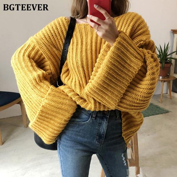 women's sweaters bgteever vintage sweet soft women knitted o-neck vertical stripes oversize loose female pullover jumpers chic 2021, White;black
women's sweaters bgteever vintage sweet soft women knitted o-neck vertical stripes oversize loose female pullover jumpers chic 2021, White;black