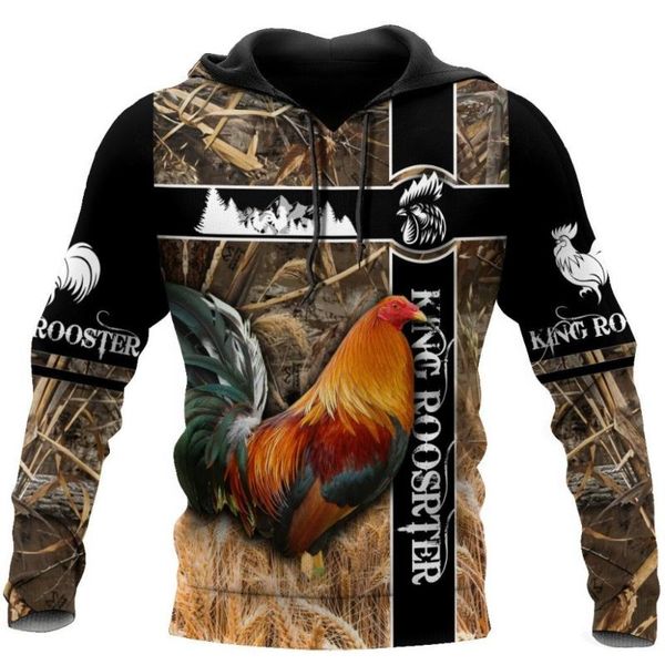 men's hoodies & sweatshirts beautiful king rooster 3d all over printed deluxe hoodie men sweatshirt zip pullover casual jacket tracks, Black
men's hoodies & sweatshirts beautiful king rooster 3d all over printed deluxe hoodie men sweatshirt zip pullover casual jacket tracks, Black