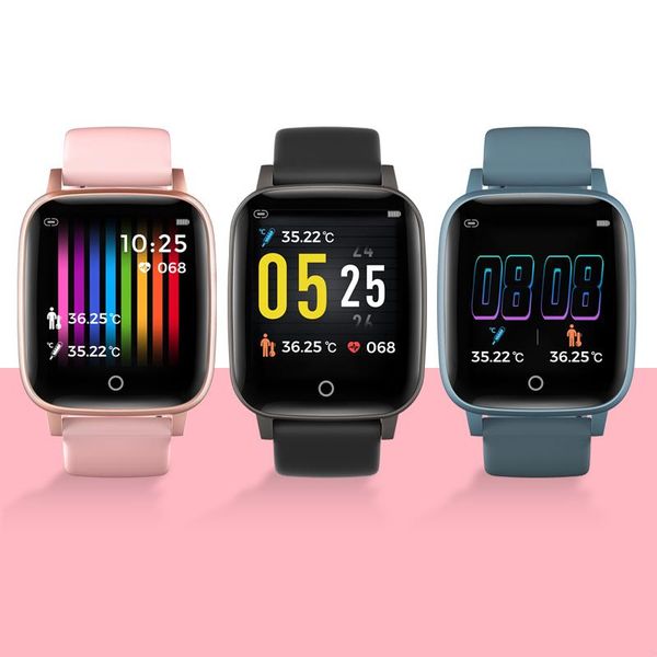 smart wristbands t1 watch thermometer heart rate monitor pedometer sports waterproof bracelet
smart wristbands t1 watch thermometer heart rate monitor pedometer sports waterproof bracelet