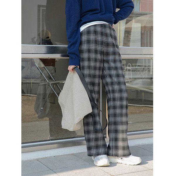 women's jumpsuits & rompers autumn of chess wool bagy new high waist long leg rubbing pants 27h7, Black;white
women's jumpsuits & rompers autumn of chess wool bagy new high waist long leg rubbing pants 27h7, Black;white