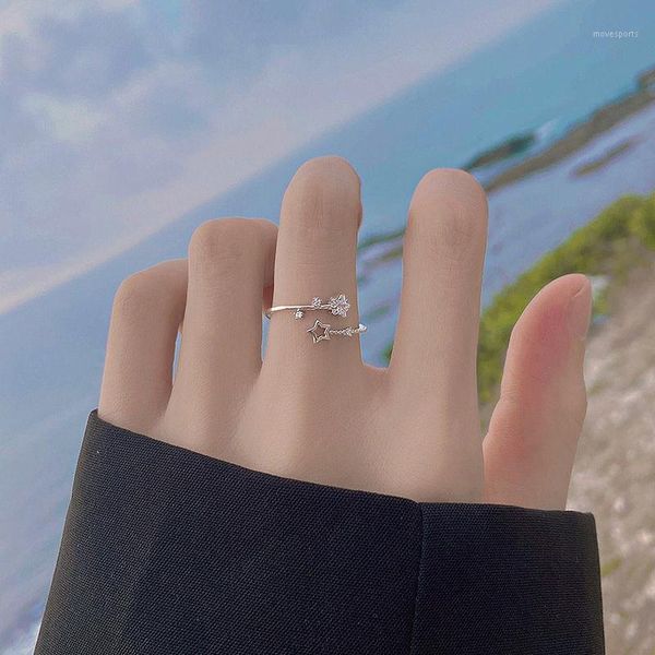 wedding rings korean hollow five-pointed star for women fashion simple zircon adjustable open ring exquisite jewelry wholesale1, Slivery;golden
wedding rings korean hollow five-pointed star for women fashion simple zircon adjustable open ring exquisite jewelry wholesale1, Slivery;golden