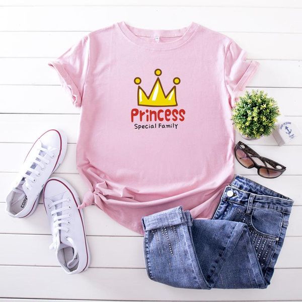 fashion cotton summer short sleeve tshirts cute crown graphic t shirt oversized o-neck tees for women women's t-shirt, White
fashion cotton summer short sleeve tshirts cute crown graphic t shirt oversized o-neck tees for women women's t-shirt, White