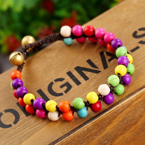 charm bracelets bohemian ethnic style semi-precious stone fashion woman bracelet wax rope handmade beach creative female bangle jewelry, Golden;silver
charm bracelets bohemian ethnic style semi-precious stone fashion woman bracelet wax rope handmade beach creative female bangle jewelry, Golden;silver