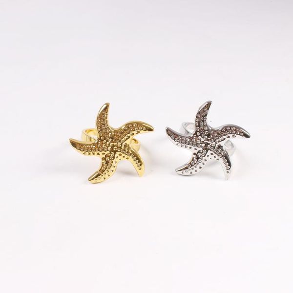 napkin rings 4pcs/metal ring starfish buckle simple style table decoration jewelry holder
napkin rings 4pcs/metal ring starfish buckle simple style table decoration jewelry holder